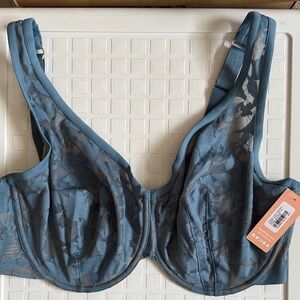 ThirdLove Blue Floral Lace Bra